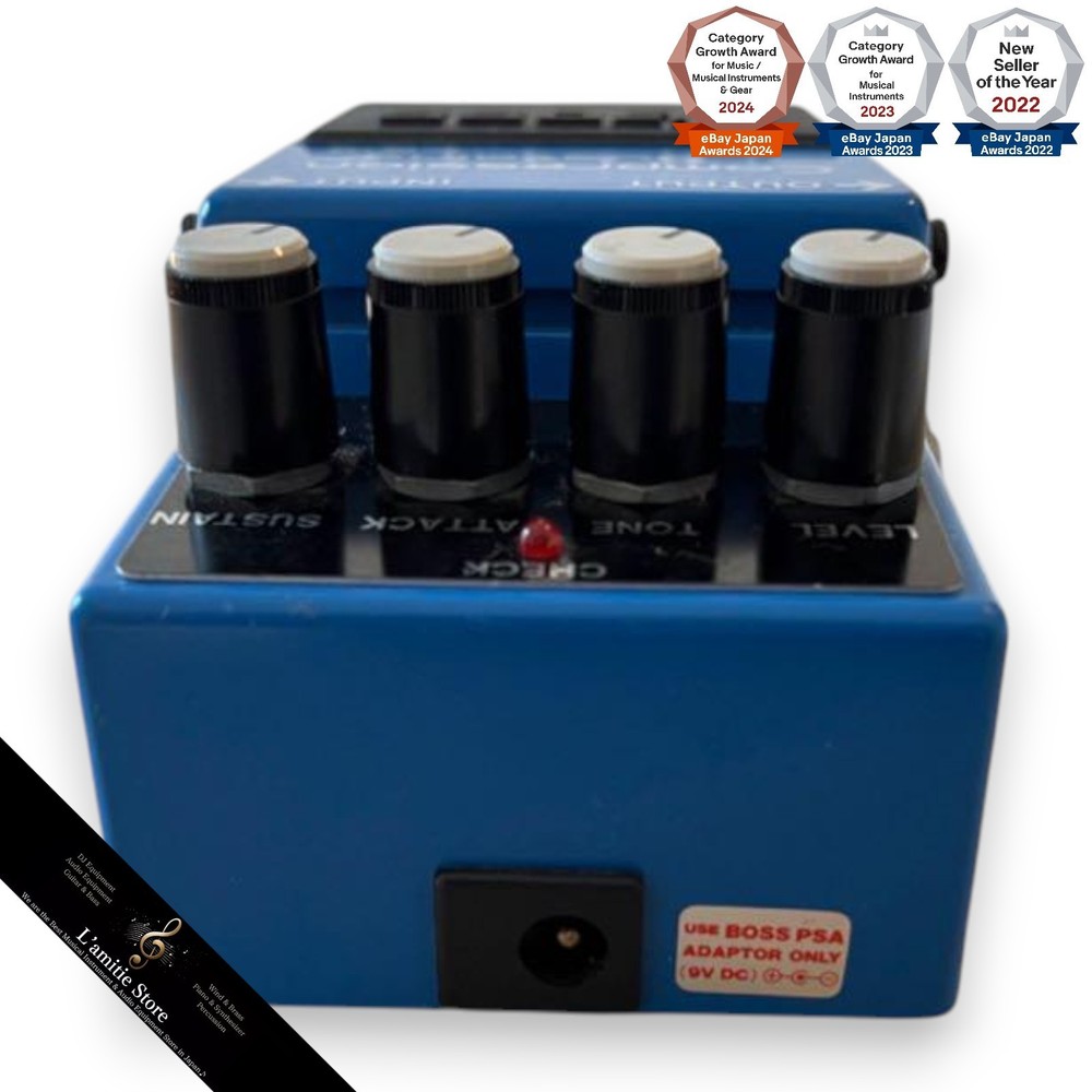 BOSS CS-3 CS3 Compression Sustainer Guitar Effects Pedal Analog Compressor Japan
