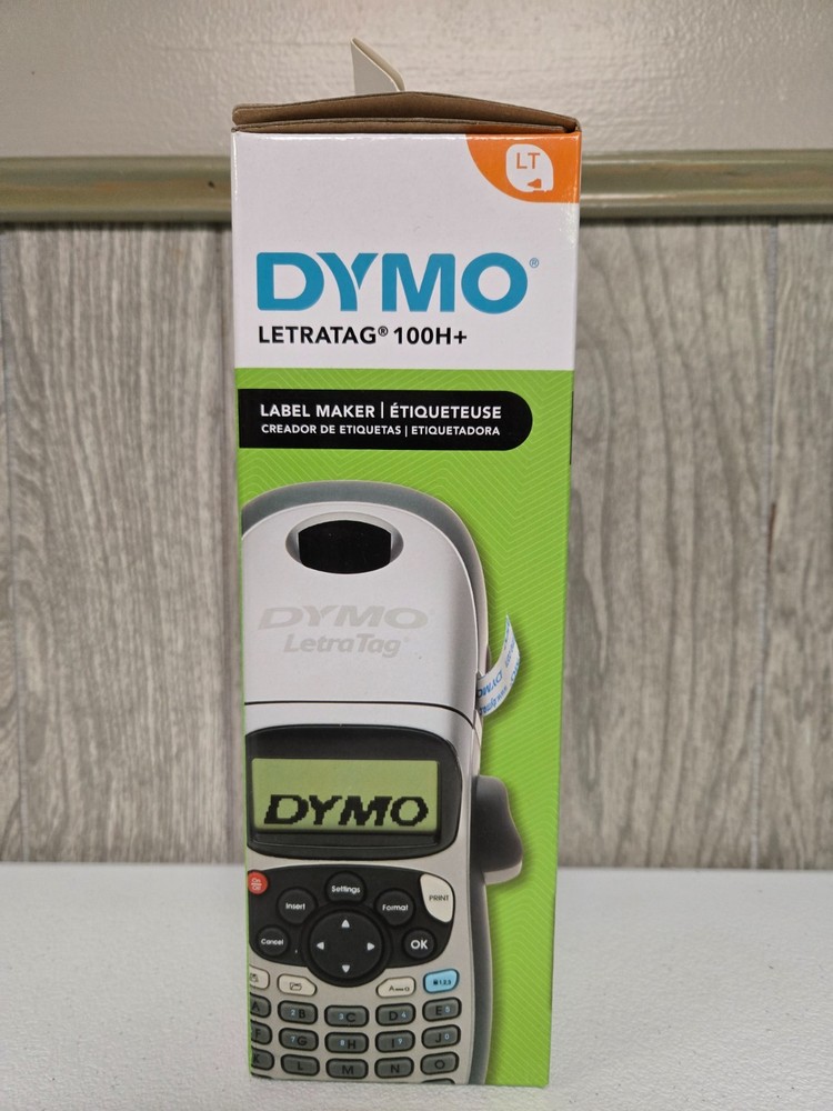 Dymo Handheld Label Maker (LetraTag 100H+ Plus) Value Pack with 3 Labeling Tapes