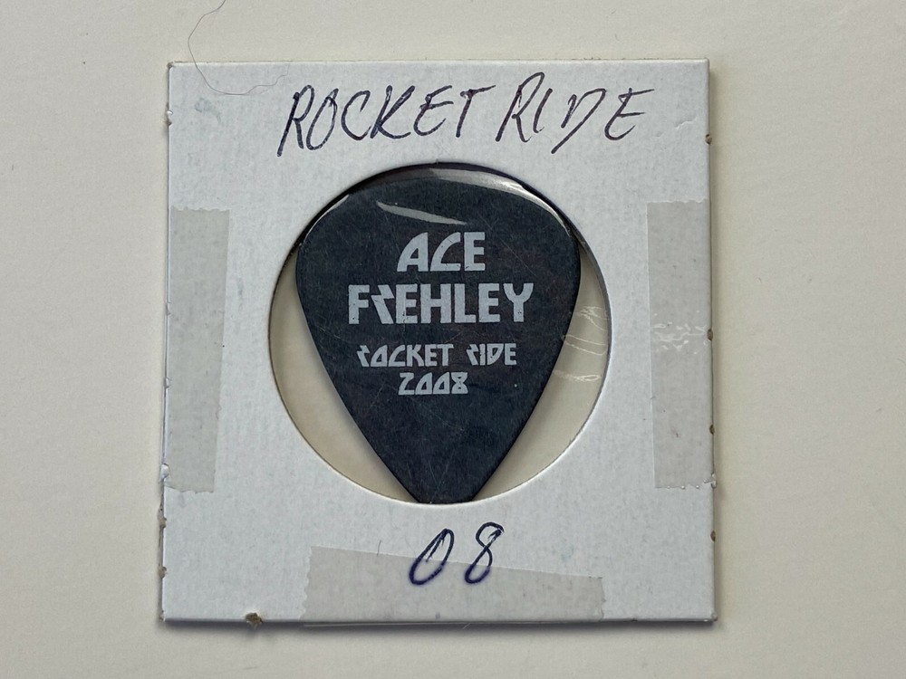 KISS Guitar Pick Ace Frehley Solo Band DEREK HAWKINS Rocket Ride Concert Tour