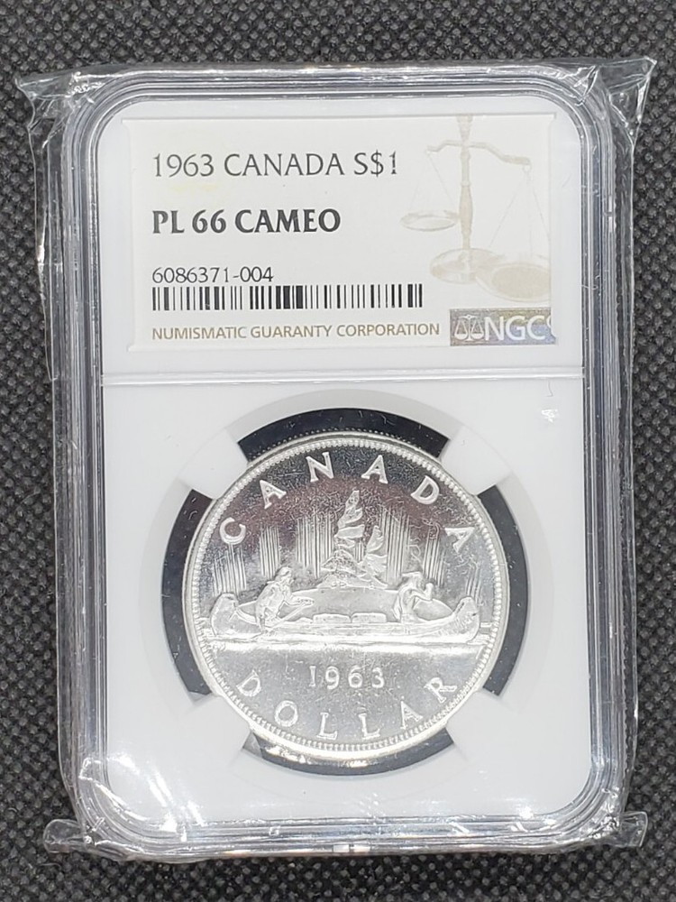 1963 Canada $1 | NGC PL66 CAMEO