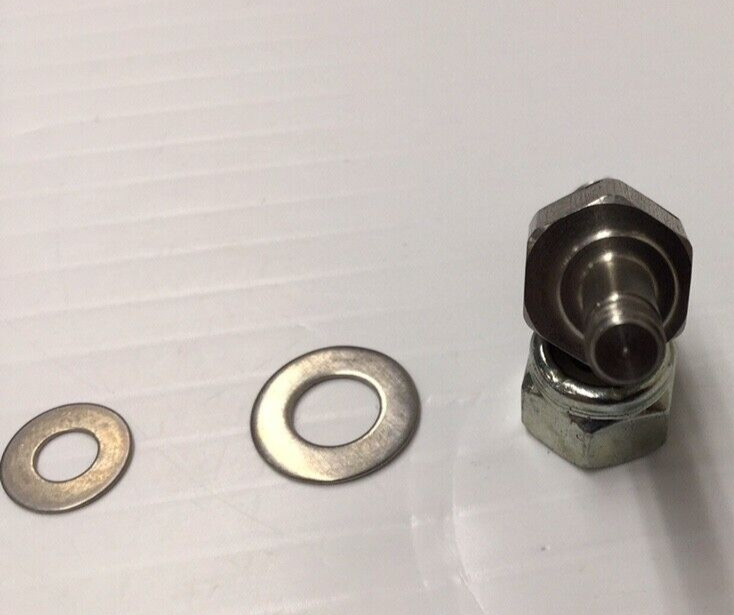 Bishop Wisecarver MJX1A Linear Guide Wheel Journal Assembly Eccentric Stainless