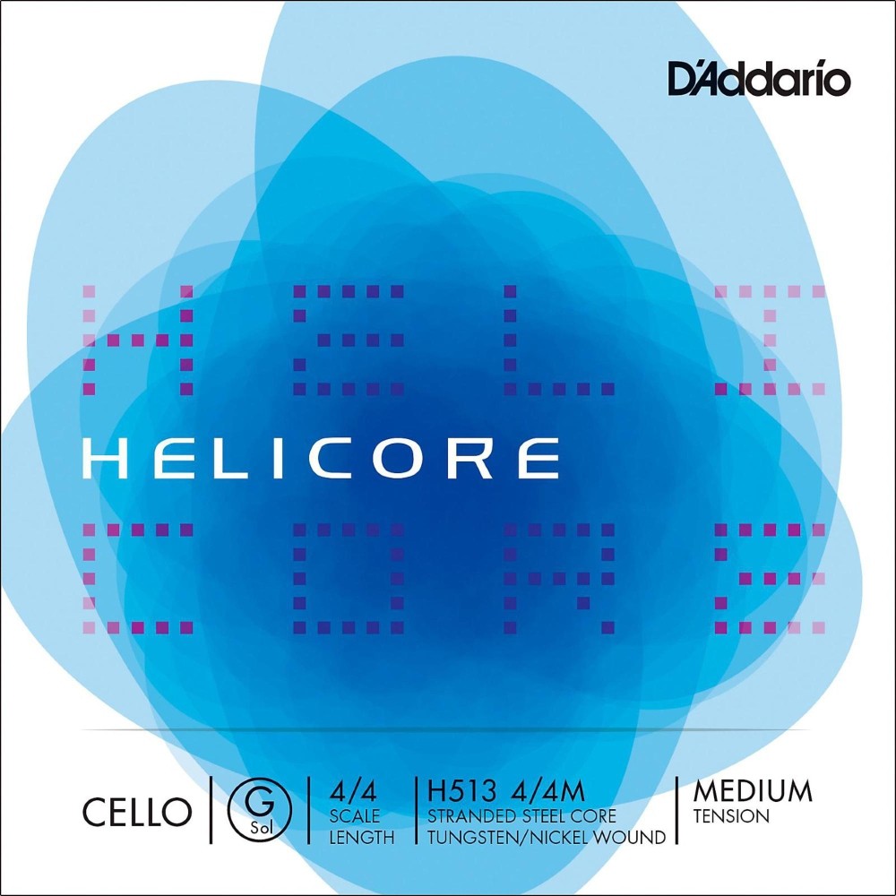 D'Addario Helicore Series Cello G String 4/4 Size Medium