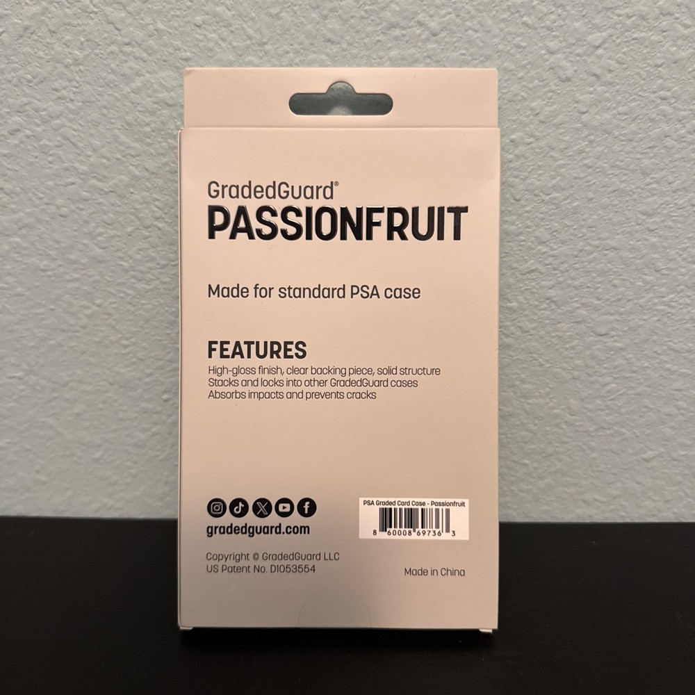 GradedGuard PSA Graded Card Case Guard Protector PASSIONFRUIT Limited Edition ✅