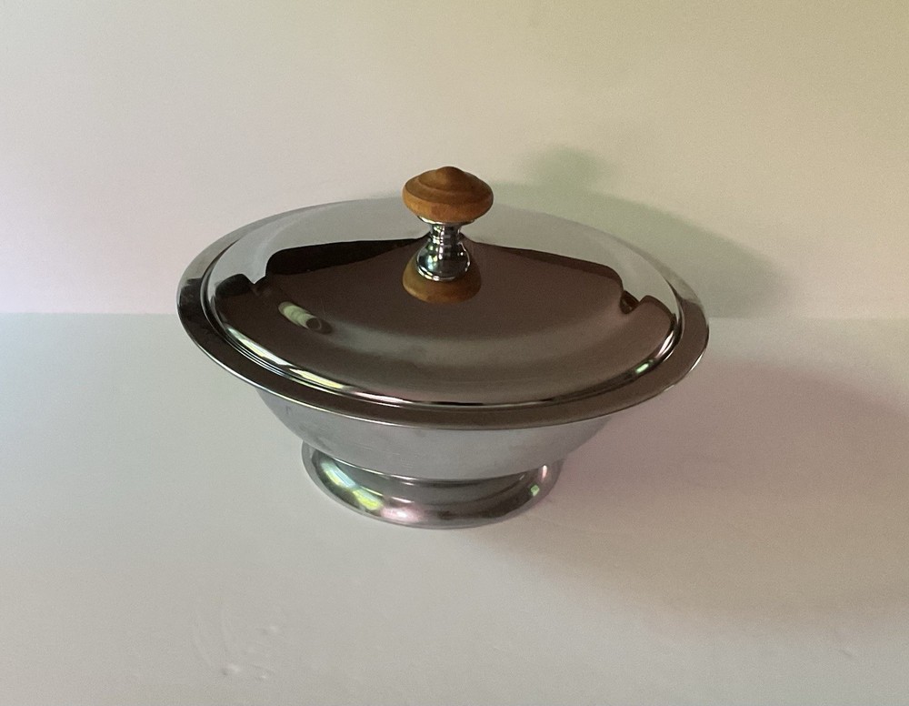 Nice Vintage Large Kromex Covered Server Warmer