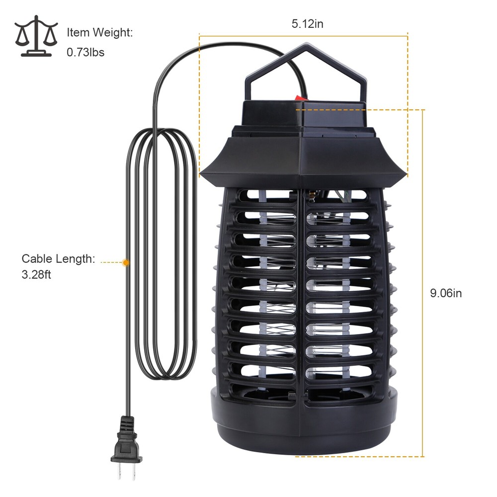 Powerful Electric Mosquito Insect Killer Zapper Light Fly Bug Trap