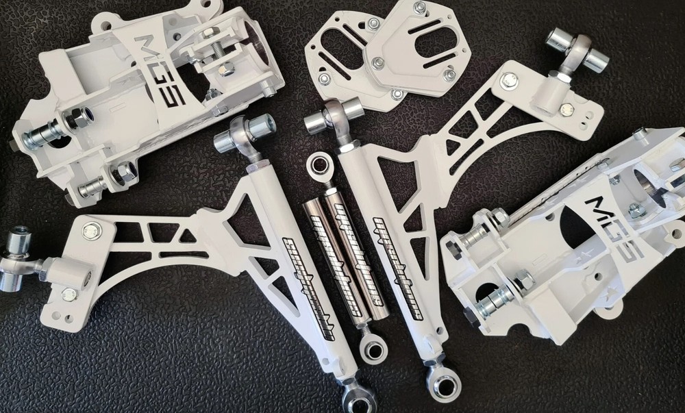 ⭐ BMW e92, e87, e82, E9X, E8X Max Angle Steering Kit Adjustable Uniball Front