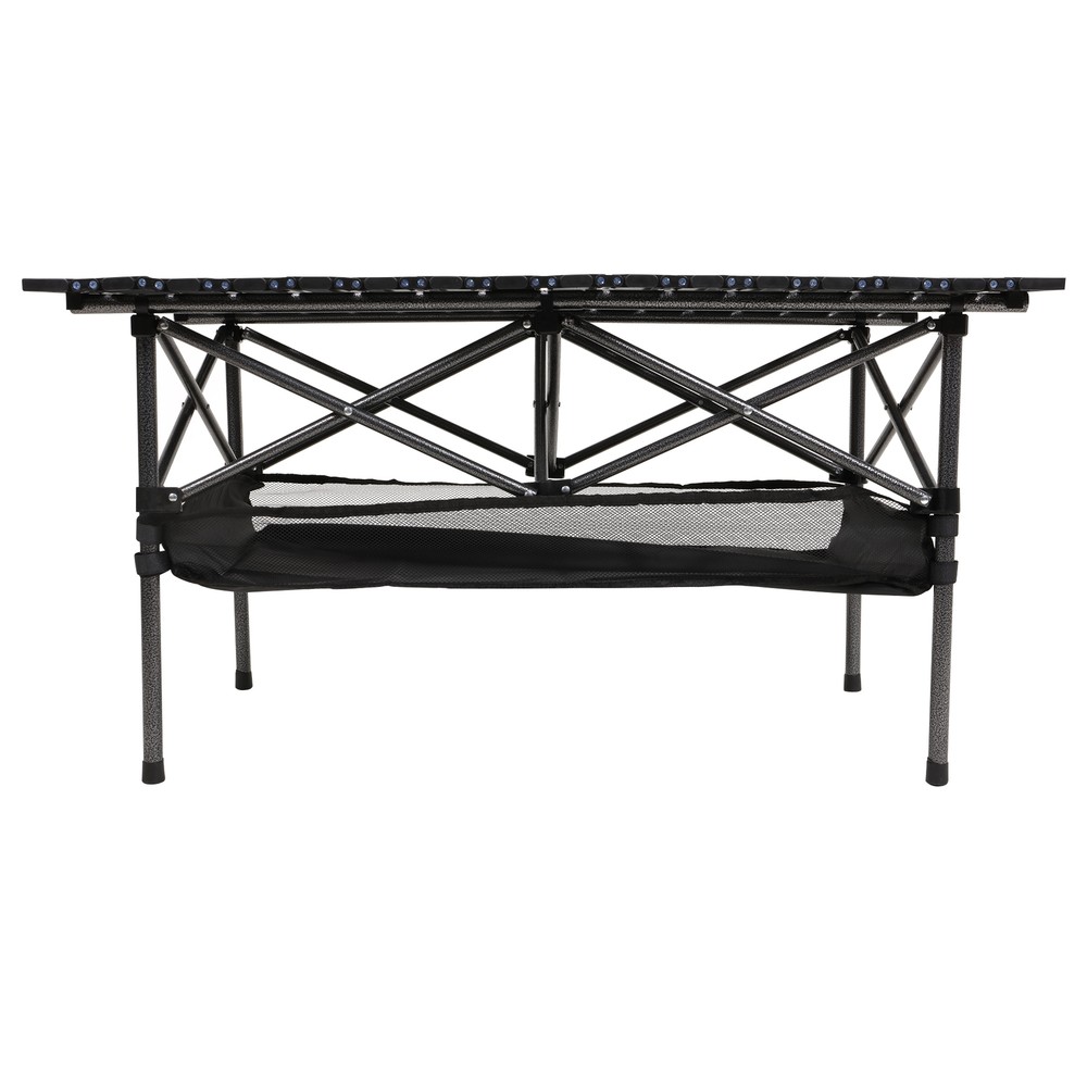 Camping Table That Fold up Lightweight, Aluminum Folding Table Roll Up Table 37"