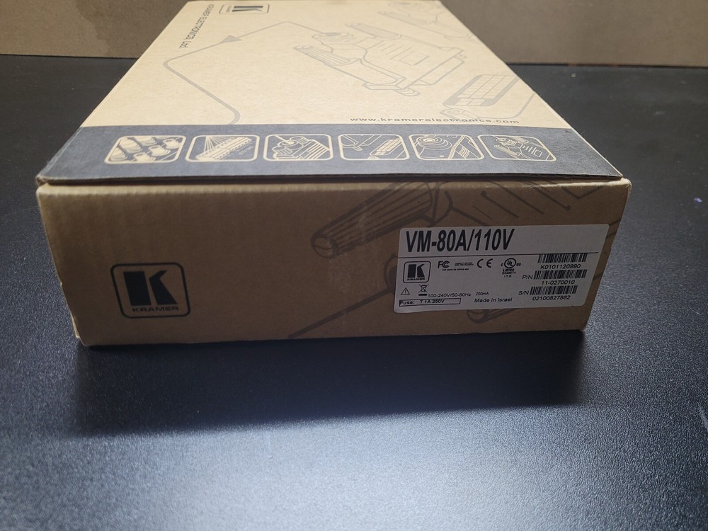 Kramer VM-80A 110V Audio Distributor Distribution Amplifier