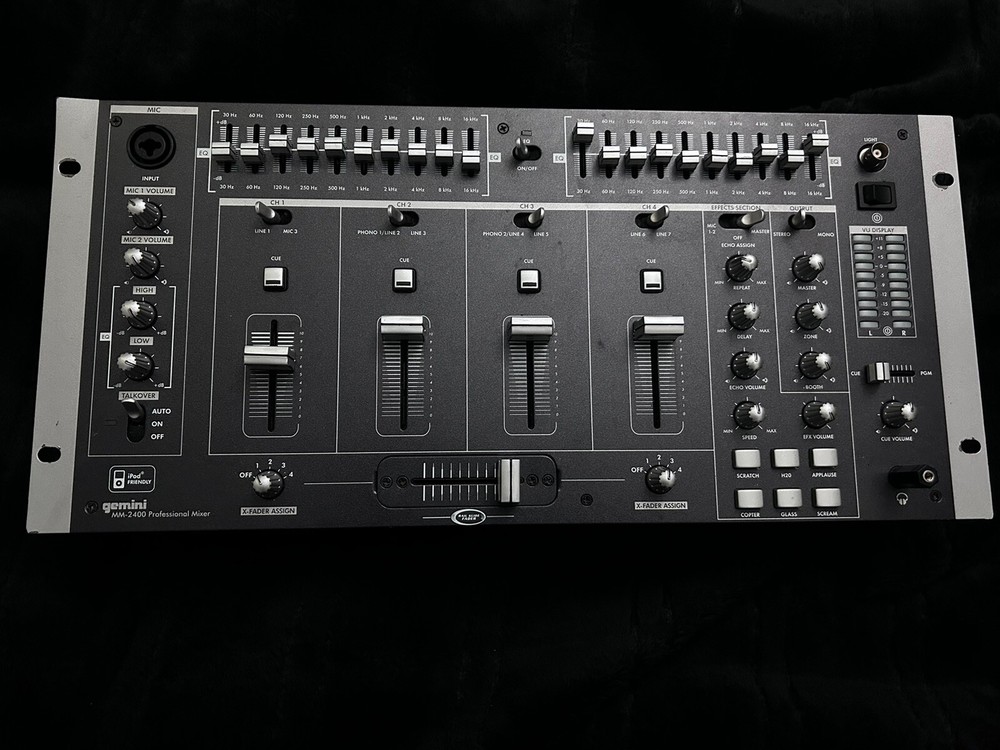 Gemini Mm-2400 Professional Mixer