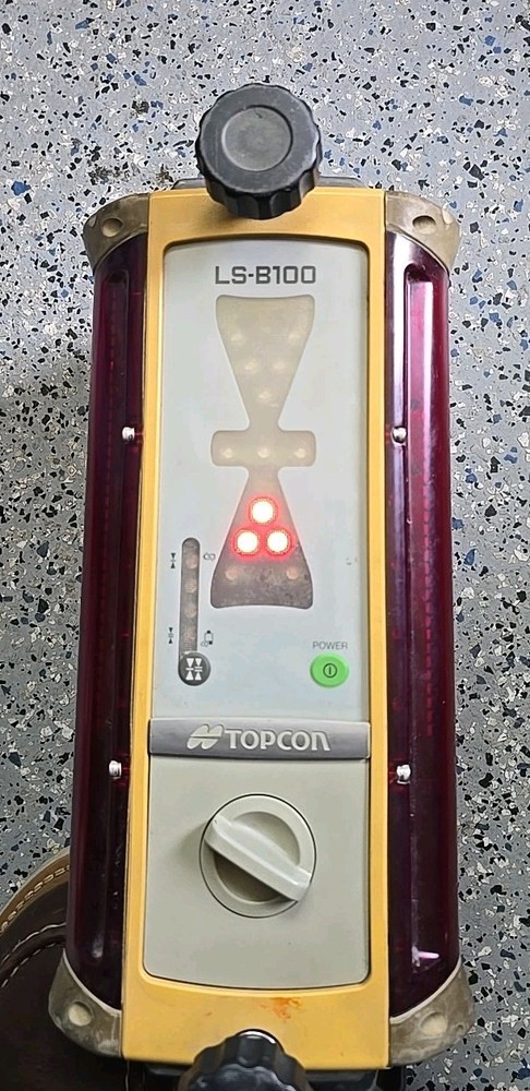 TOPCON LS-B100 LASER LEVEL RECEIVER,SENSOR Working Condition