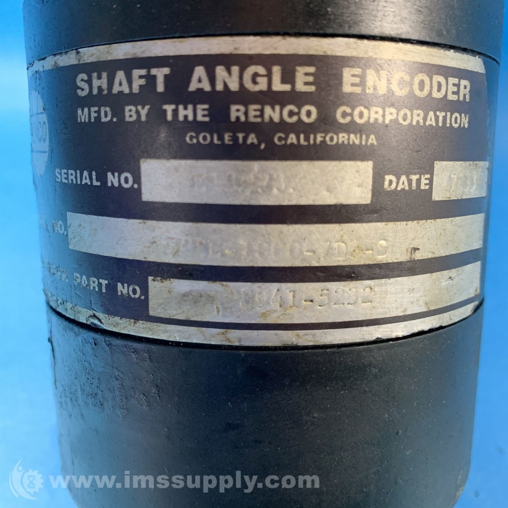Renco 0941-5232 Shaft Angle Encoder USIP