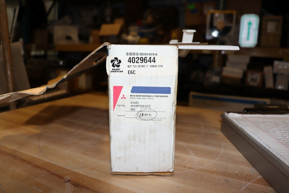 Mitsubishi Rock drill bits, Impact sockets, Various Sizes, Model 4029644 E6C