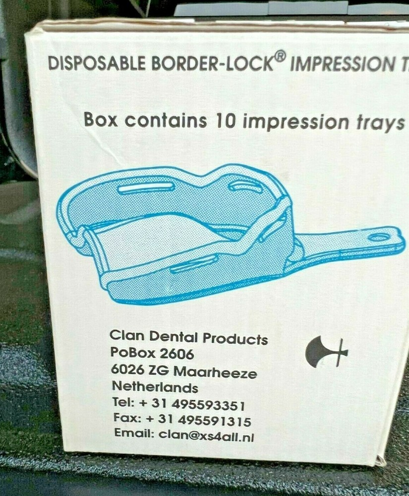 Border-Lock impression Lower trays Refill Size 51+ 52 – Clan Dental