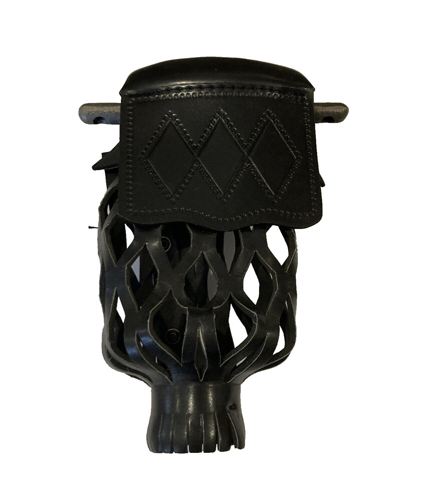 Set of 6 Pool Billiard Table Pockets- Black - Diamond Pattern