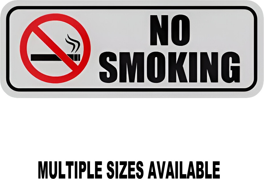 No Smoking sticker