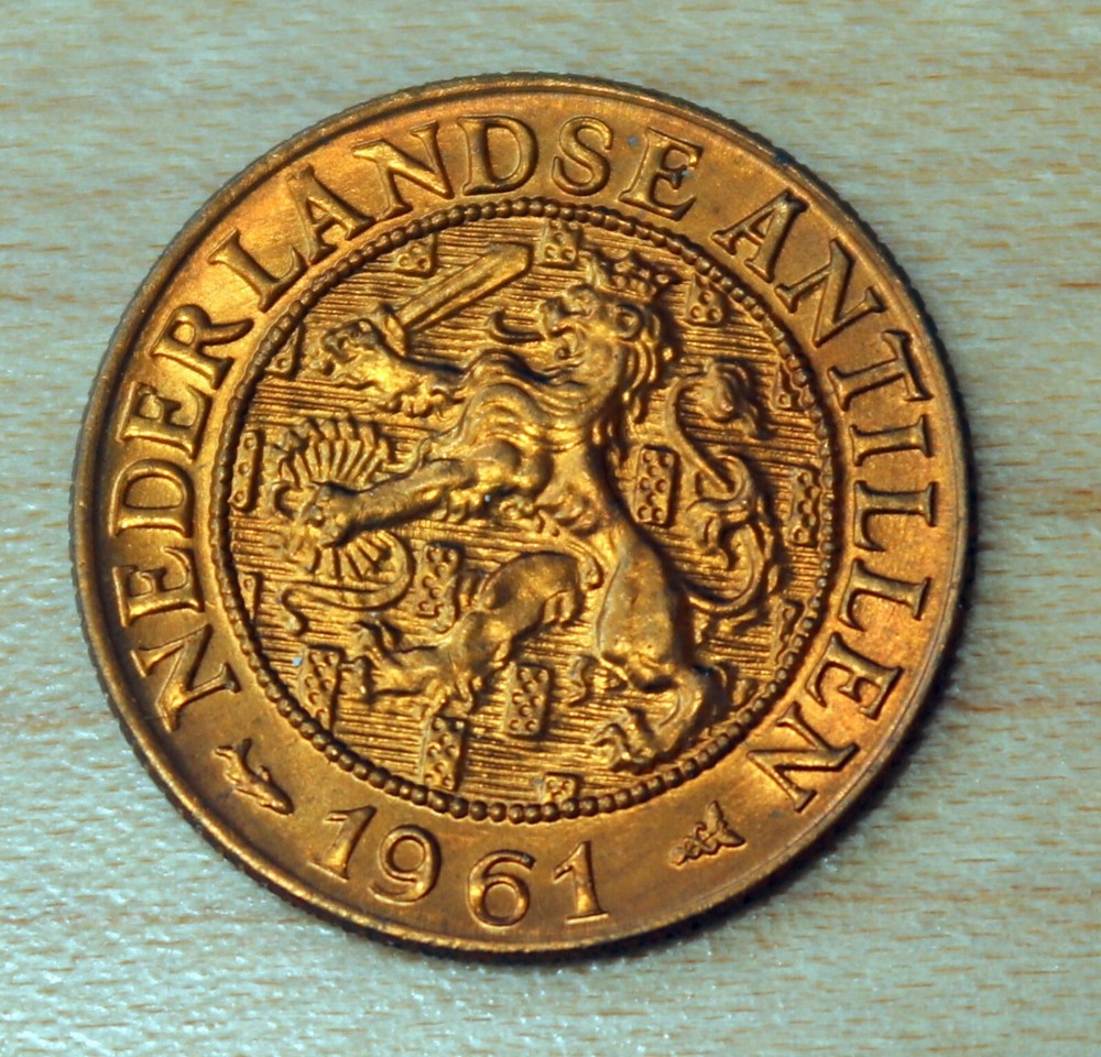 1961 Netherlands Antilles 1 Cent Unc.