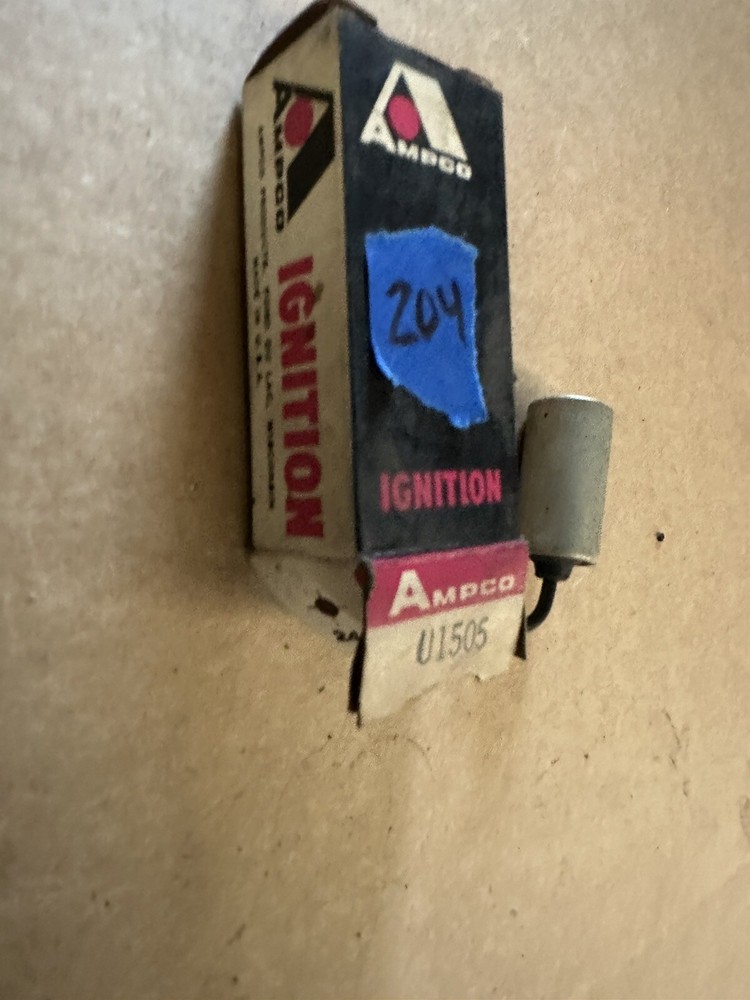 Vintage NOS Ampco Ignition Condenser U1505