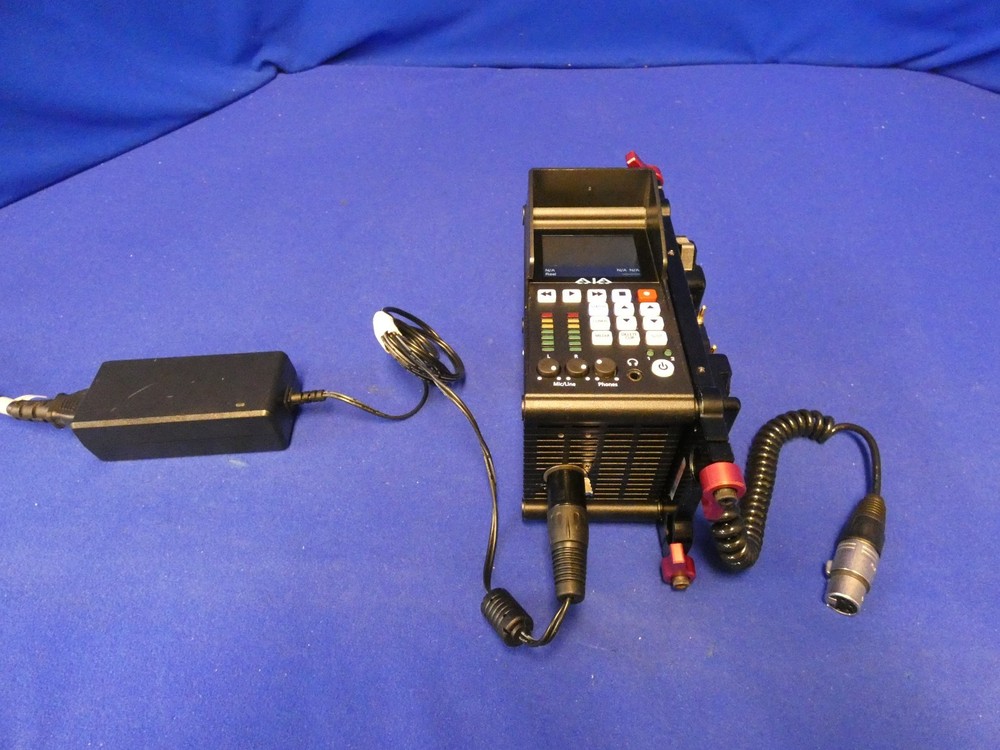 AJA Ki Pro Quad Solid State 4K Recorder w/4-Pin Power Supply, Zacuto Gold Mount