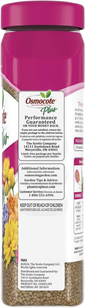 2 lbs Continuous Release Plant Fertilizer - Effective for 75 sq. ft. Coverage
