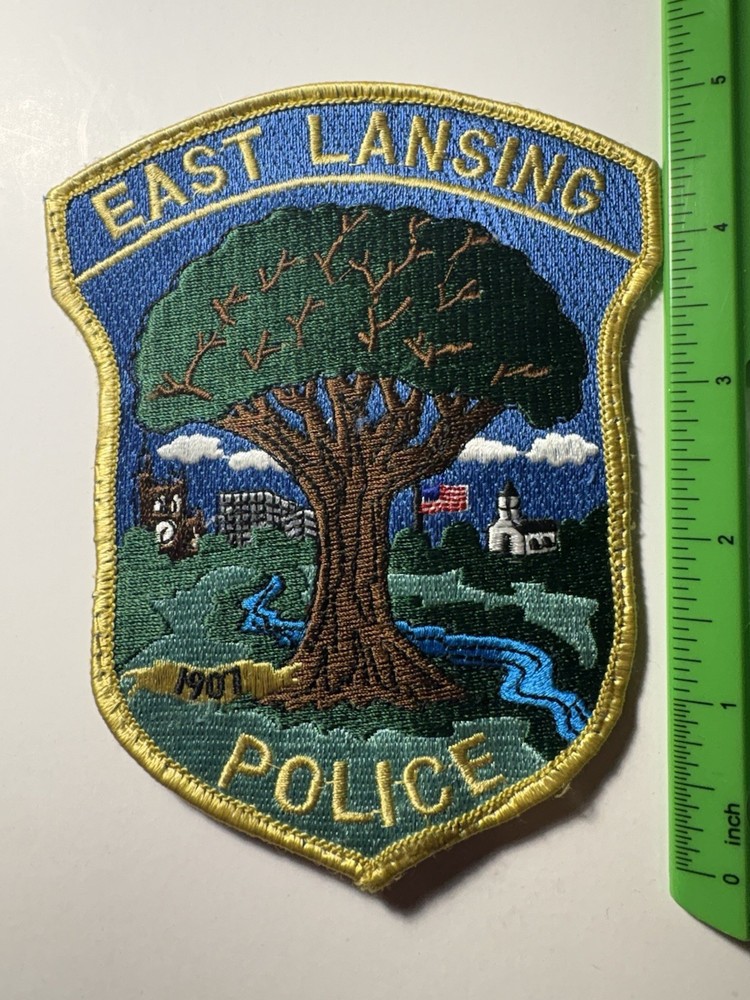East Lansing Michigan Police Patch
