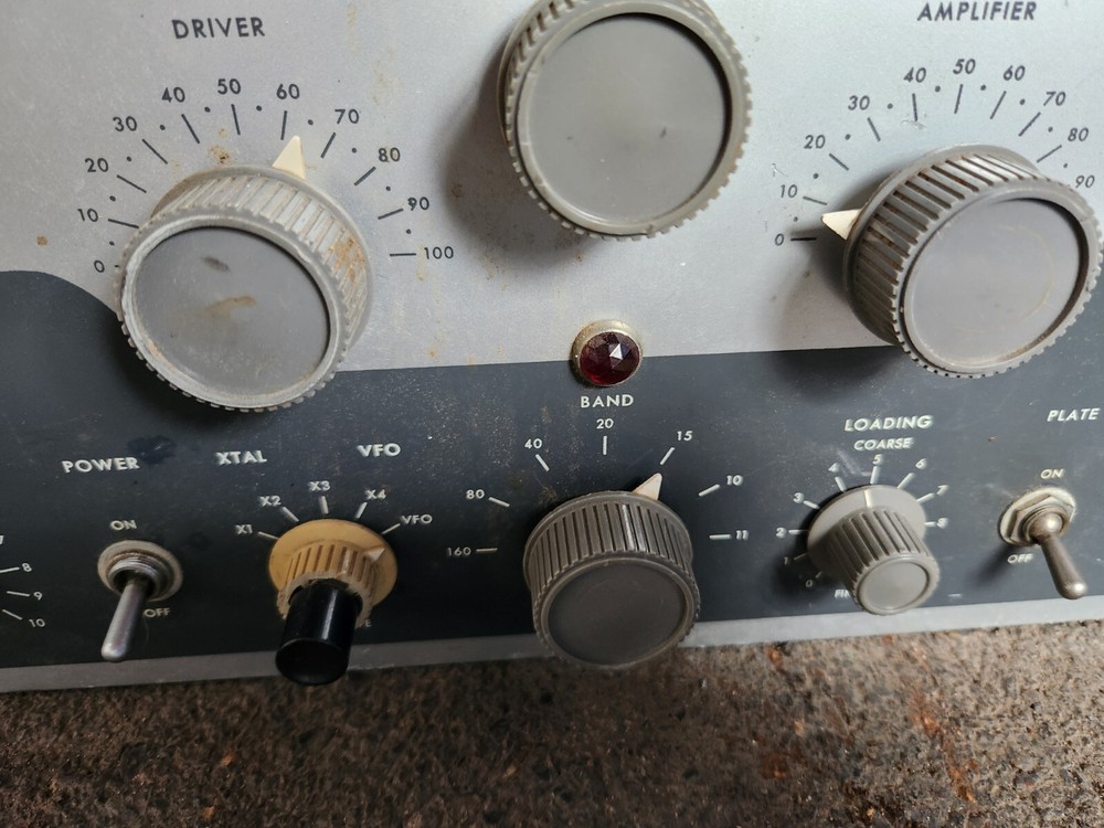 Vintage Heathkit DX-100 AM CW Ham Transmitter For Parts