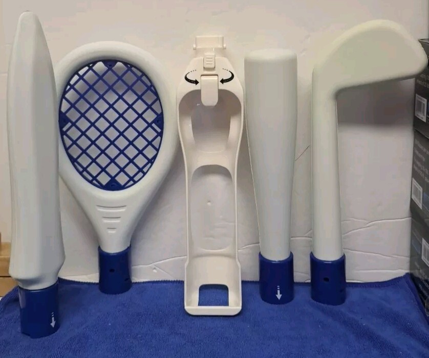 Nintendo Gaming Wii MotionPlus Compatible Sports Kit by Rocketfish