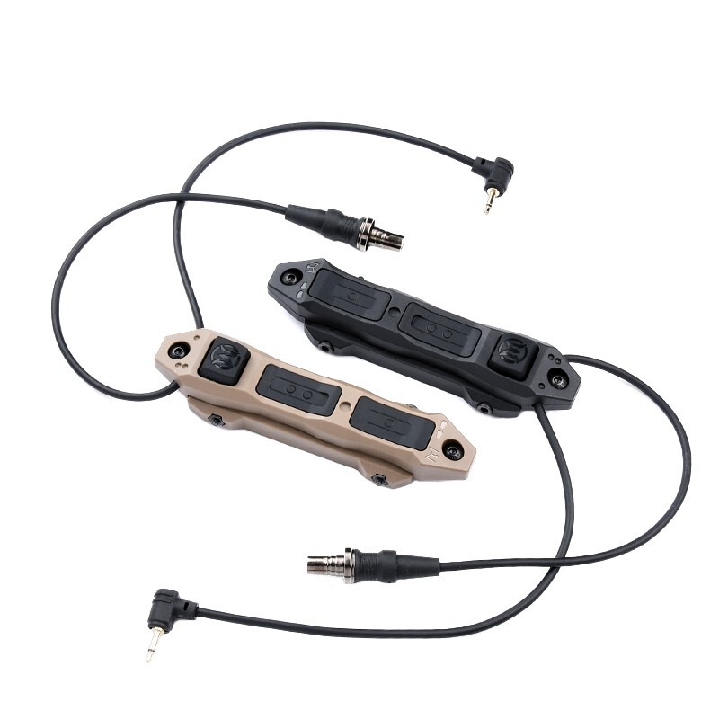Tactical Augmented Remote Dual Switch Remote Control for DBAL PEQ M600 M300 Lamp