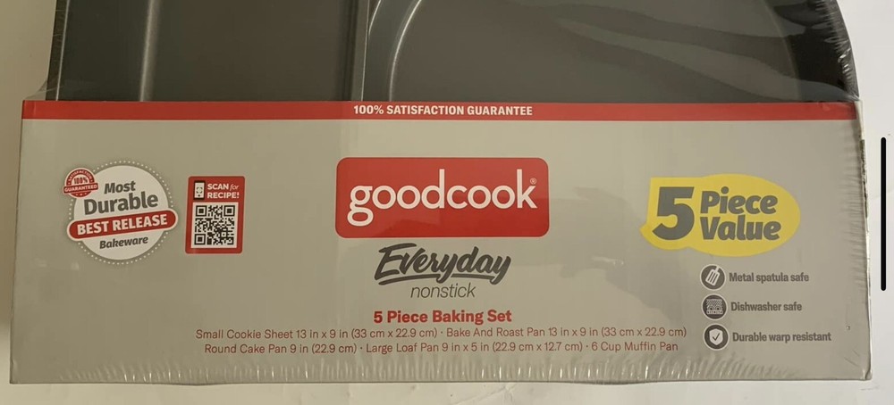 New Goodcock Premium Nonstick Bakeware Set 5 Pieces