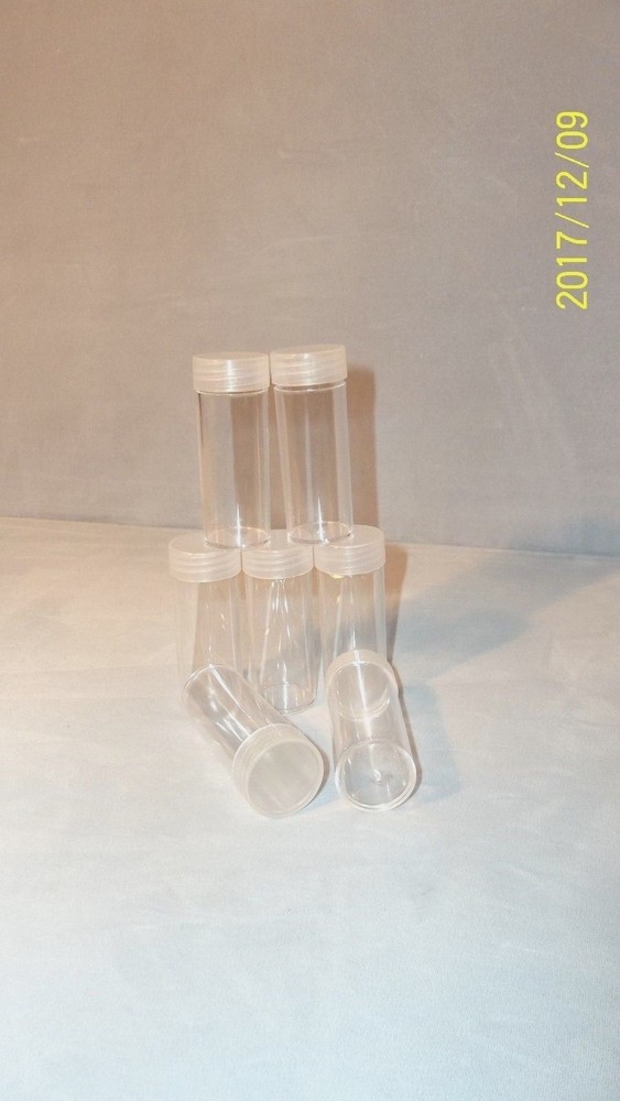 NEW--THREE (3) HE Harris Round Coin Tubes for Quarters