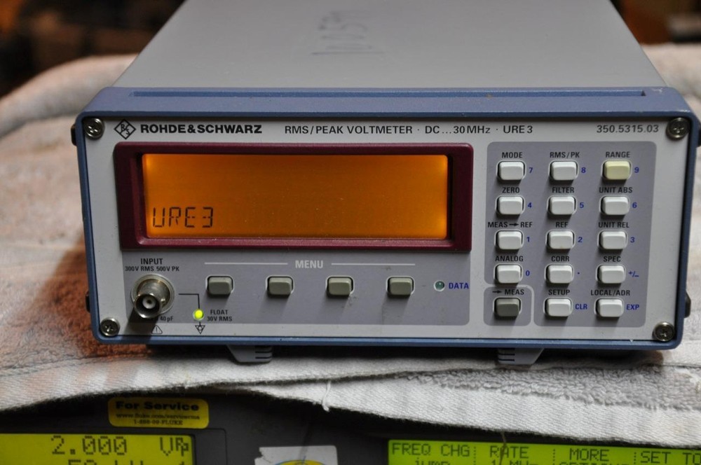 Rohde & Schwarz URE3 30 MHz RMS Voltmeter