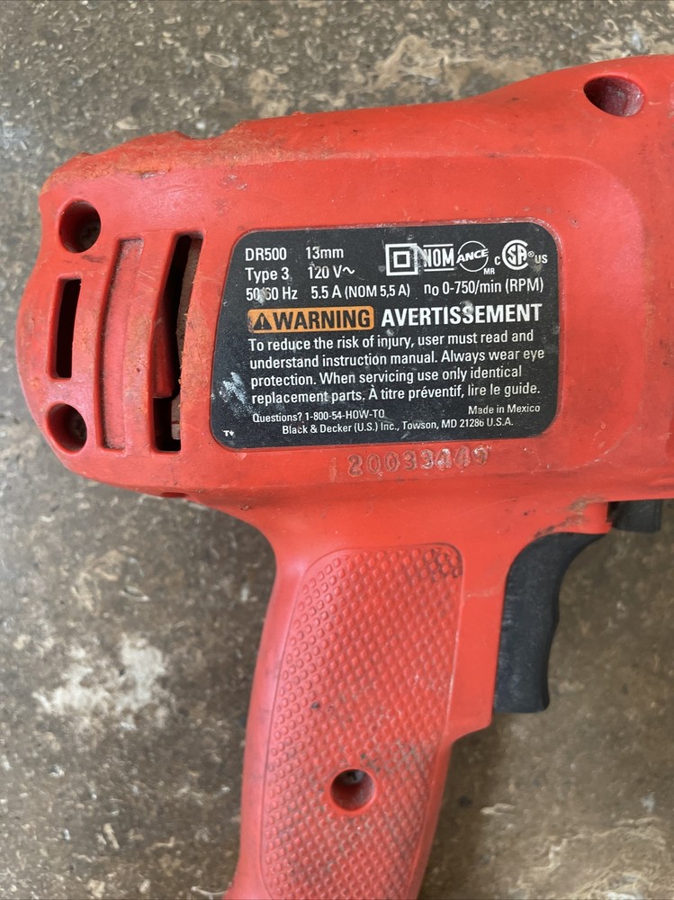 Black & Decker DR500 Power Drill