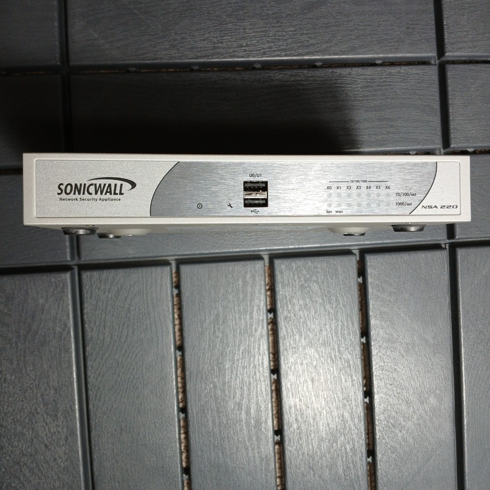 SonicWall NSA220 Network Firewall Appliance Security - No Adapter ZA