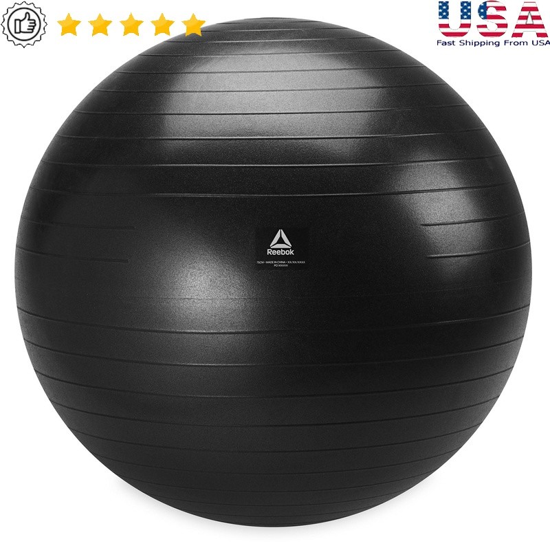Weighted Stability Ball Kit 75cm W/ Pump Core Strength Training Equipment New