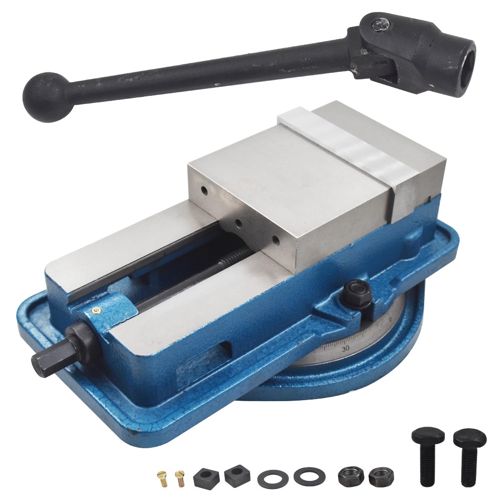 6x5.9" Lockdown CNC Milling Machine Vise .002“Precision Milling Drilling Machine