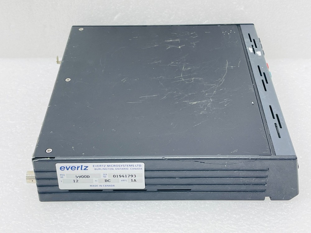 USED - Evertz 5900D Time Code Reader (No AC Adapter) / Free Shipping