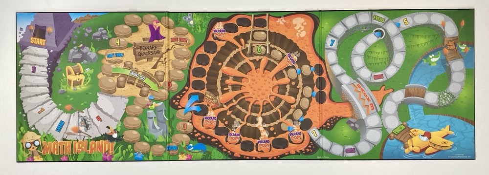 Learning Resources Math Island Addition & Subtraction Game Ages 6+ Complete