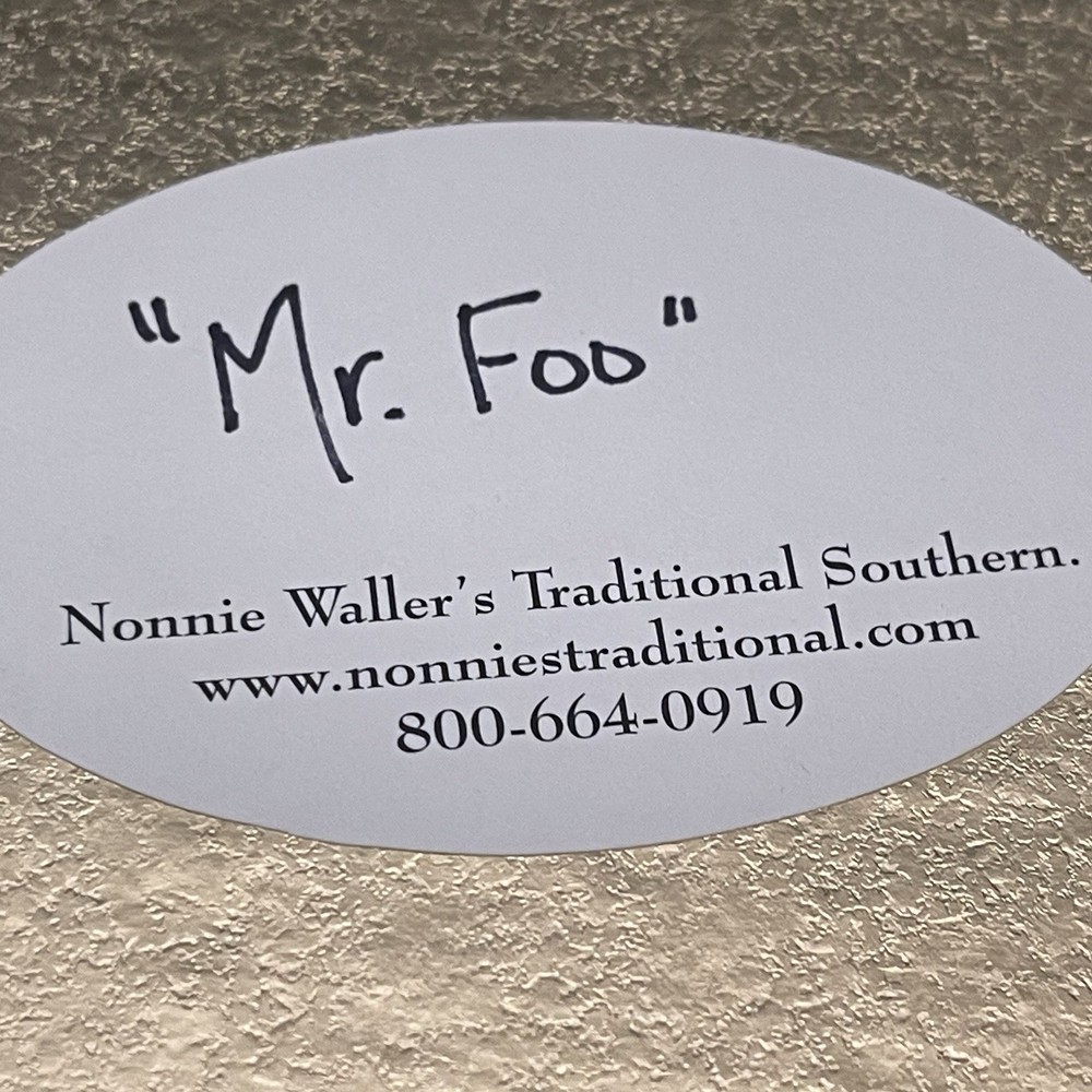 VTG Satin Tufted Keepsake Accessory Storage Box ‘Mr Foo’ Nonnie Wallers Black