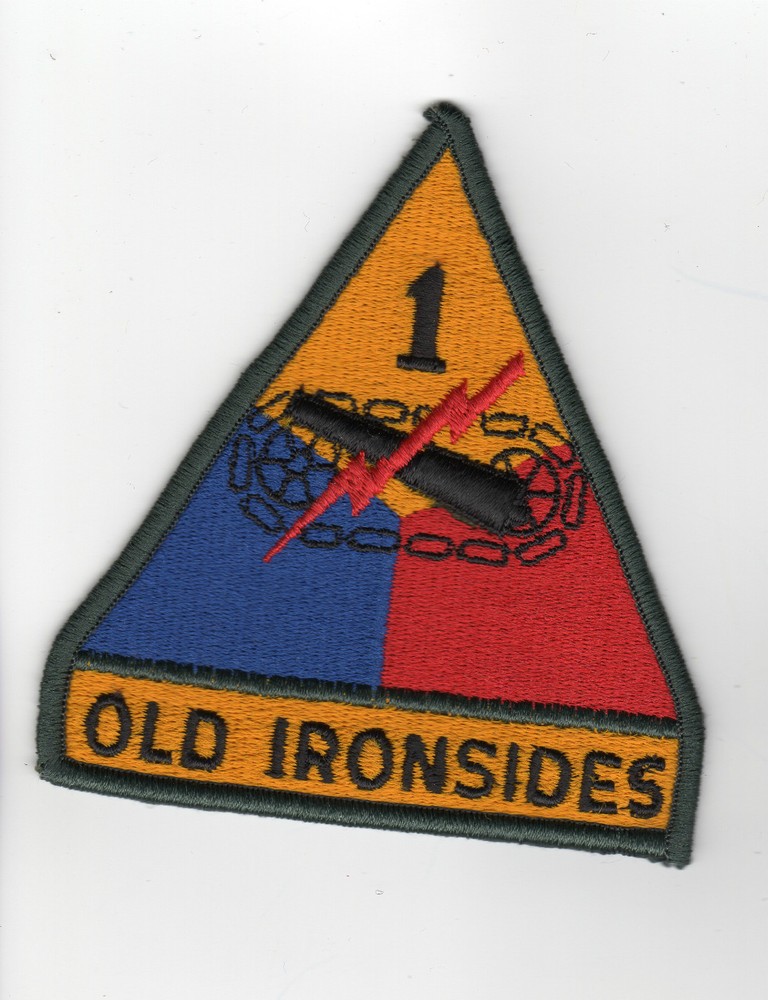 1st Armor Old Ironsides BC Patch Cat No H159