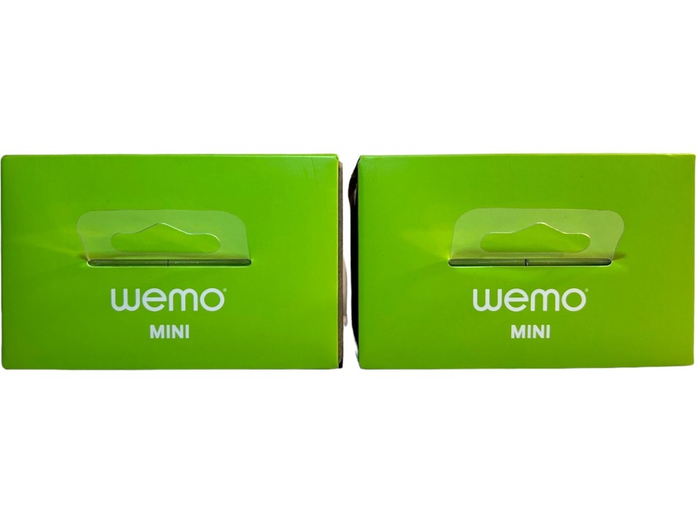 Wemo Mini WiFi Smart Plug Enabled Alexa Google Assistant Lot 2