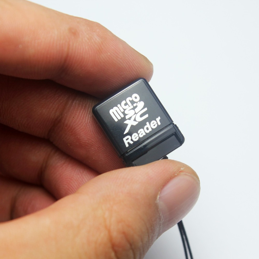 10 Pcs Super Mini MicroSDXC TF Card Reader USB Adapter Plug & Play