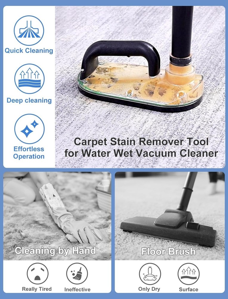 Handheld Sub Surface Carpet Extractor Cleaner Stain Remover Tool Attachments