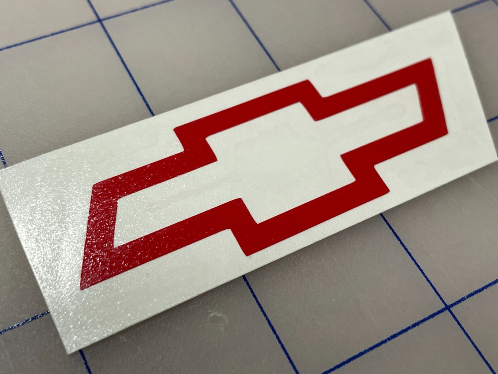 Chevy Bowtie Decal Die Cut Chevrolet Bow Tie Sticker 1", 2", 3", 4", 5", 6", 7"+