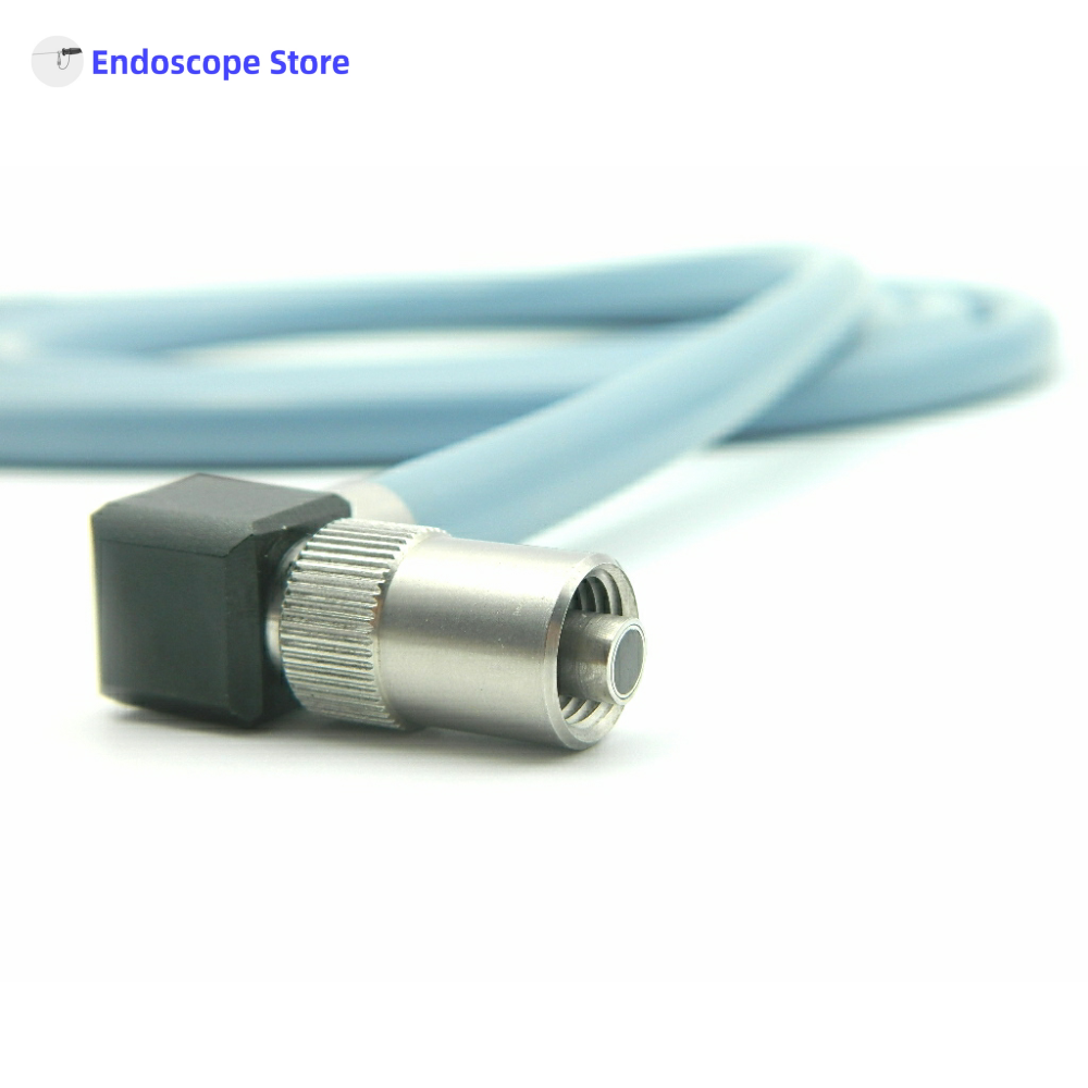 Medical Right Laparoscopic Angle Adapter Endoscope Light Source Optical Fiber