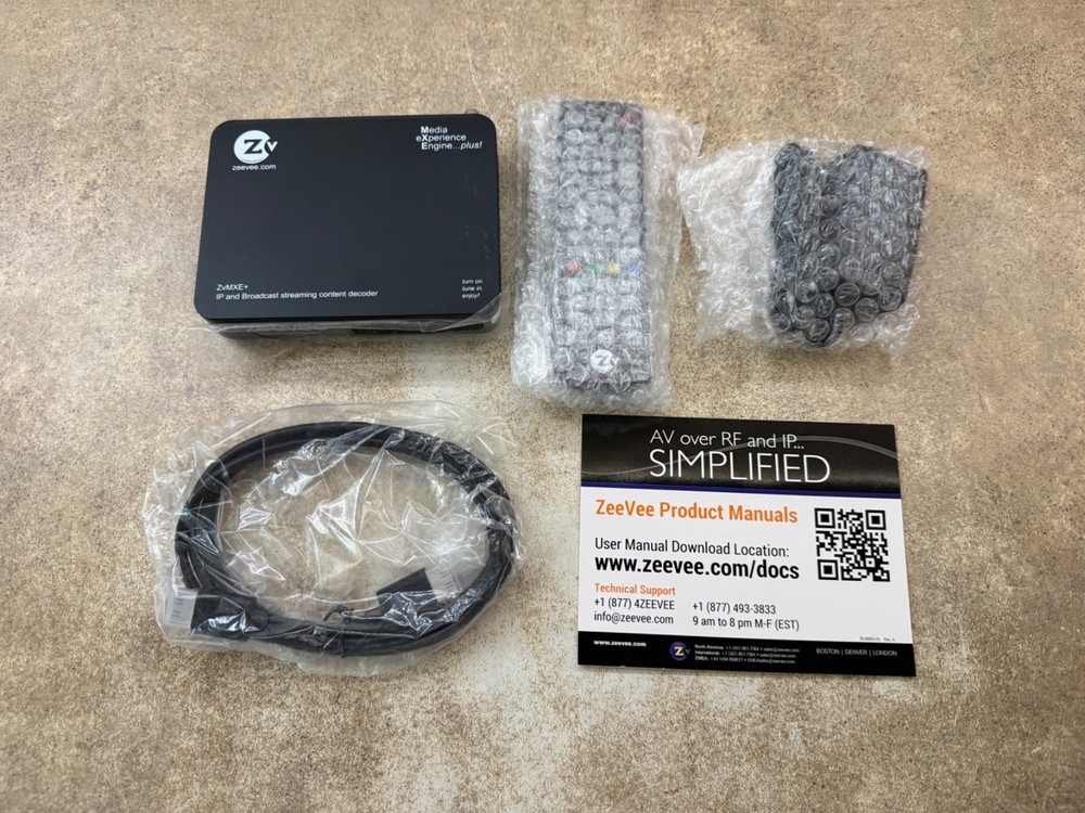 ZeeVee ZvMXE+ IP Set Top Box