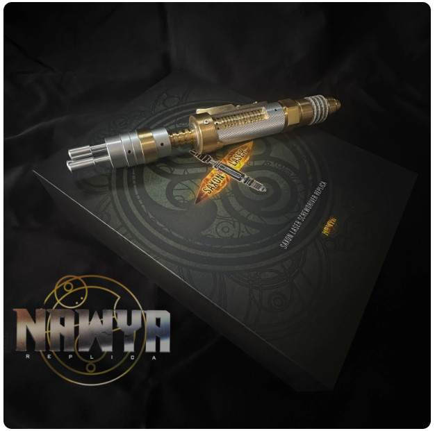 Doctor Who Master Metal Laser Screwdriver Replica Cosplay Theater Prop Scalable