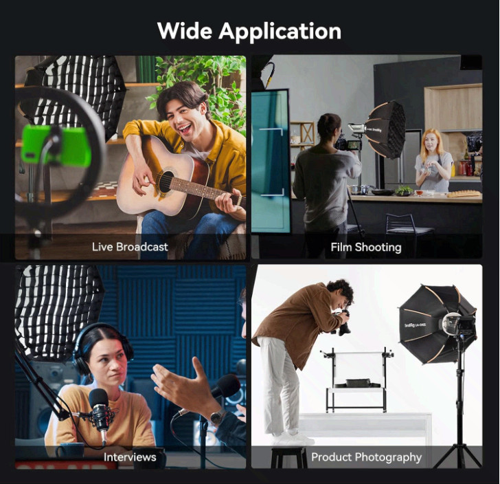 LA-O65 65cm Octagonal Softbox Quick Release, Bowens Mount w/ Bag