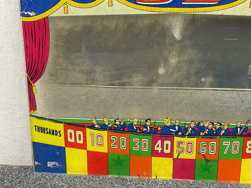 Williams 3-D Pinball Machine Game Backglass ORIGINAL