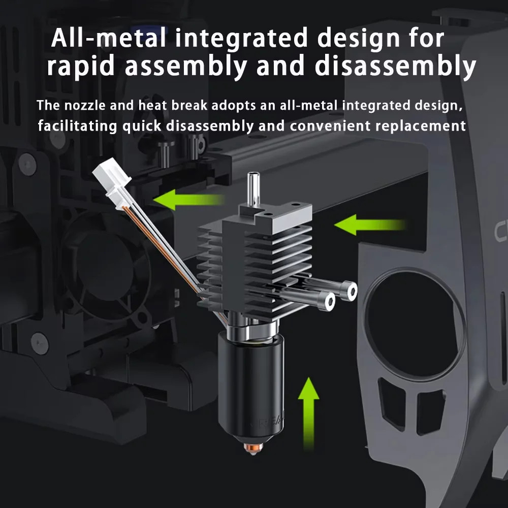 Creality K2 Plus Ceramic Heating Block Kit Quick-swap Nozzle 350°C