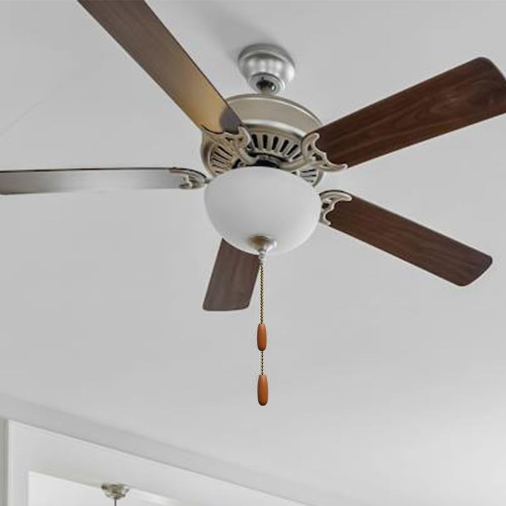 Ceiling Fan Pull Chains 12-inch Bronze Beaded Balls Decorative Pendant Set