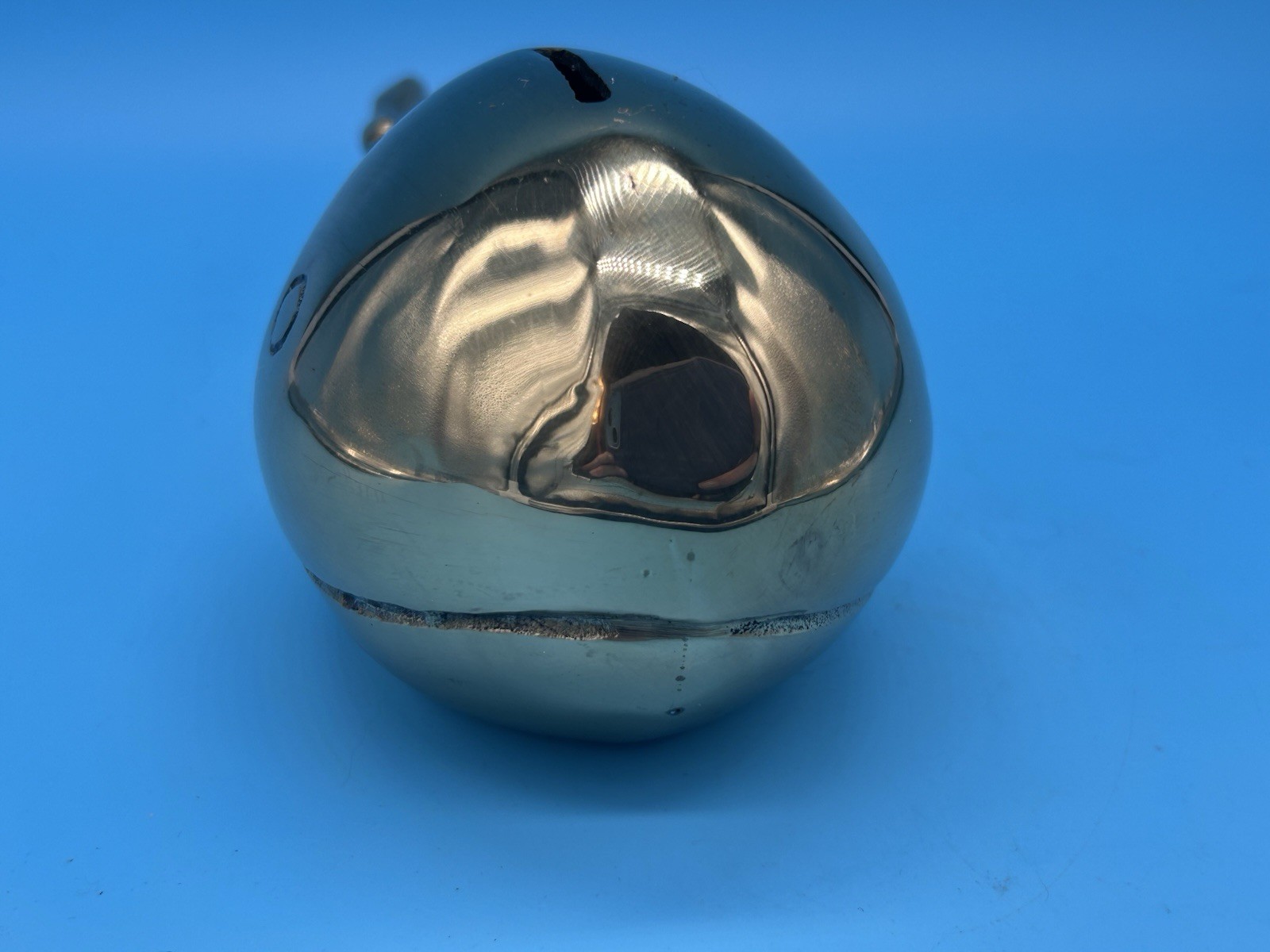 BRASS- Made in Korea Whale Bank, screw on base plate: screws are removable